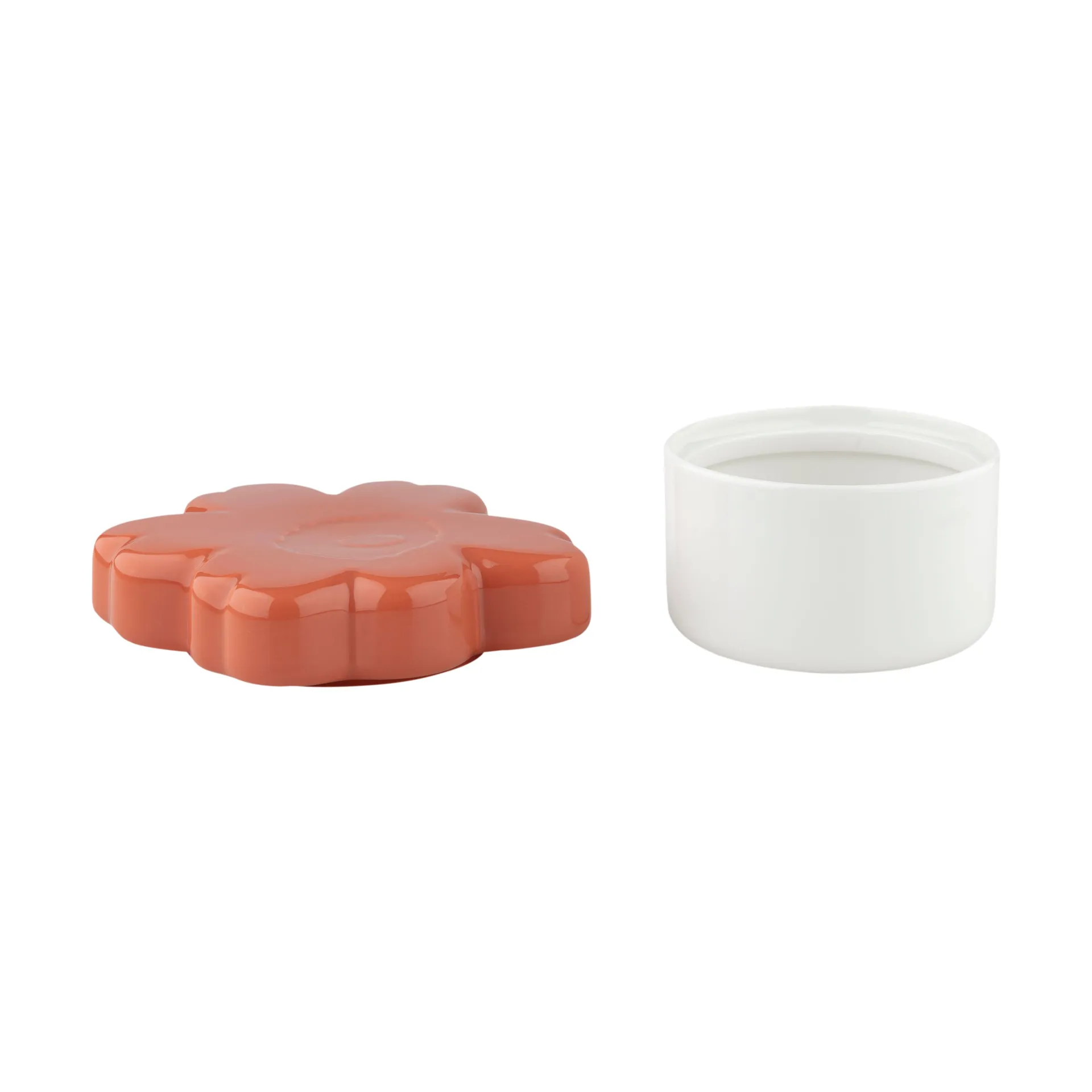 Unikko 60-årsjubileum boks Ø19x11 cm, White-l. terra Marimekko