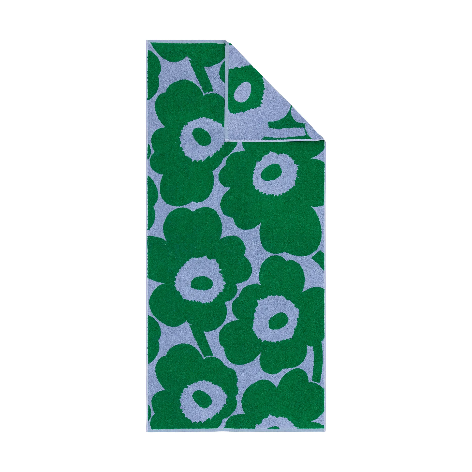 Unikko badehåndkle 70x150 cm, Light blue-green Marimekko