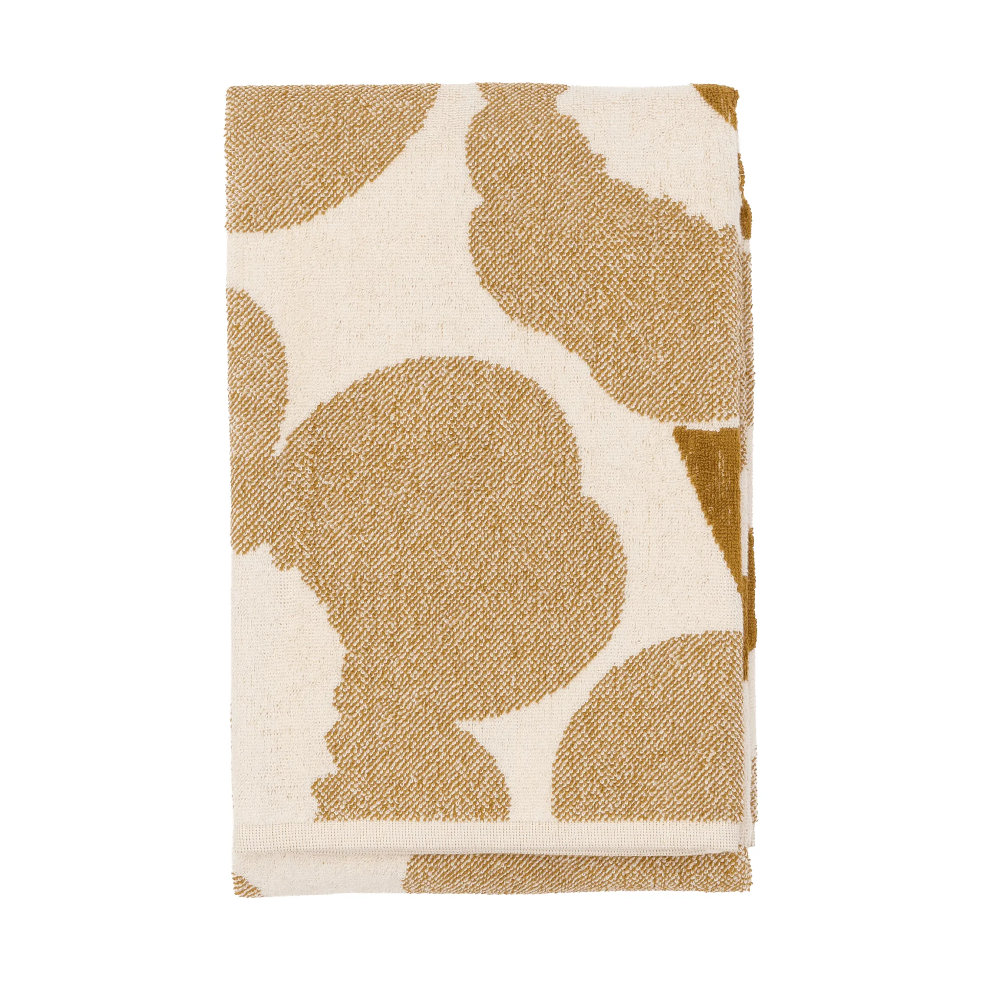 Unikko badehåndkle 70x150 cm, Off white-bronse Marimekko