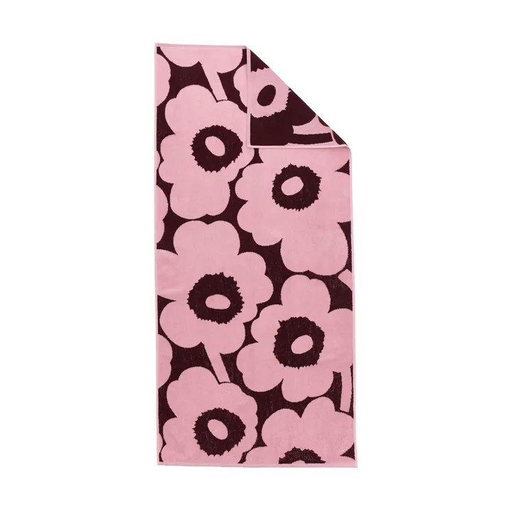 Unikko badehåndkle 70x150 cm - Plomme-rosa - Marimekko