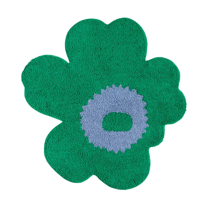 Unikko baderomsmatte 73x74 cm - Green-light blue - Marimekko