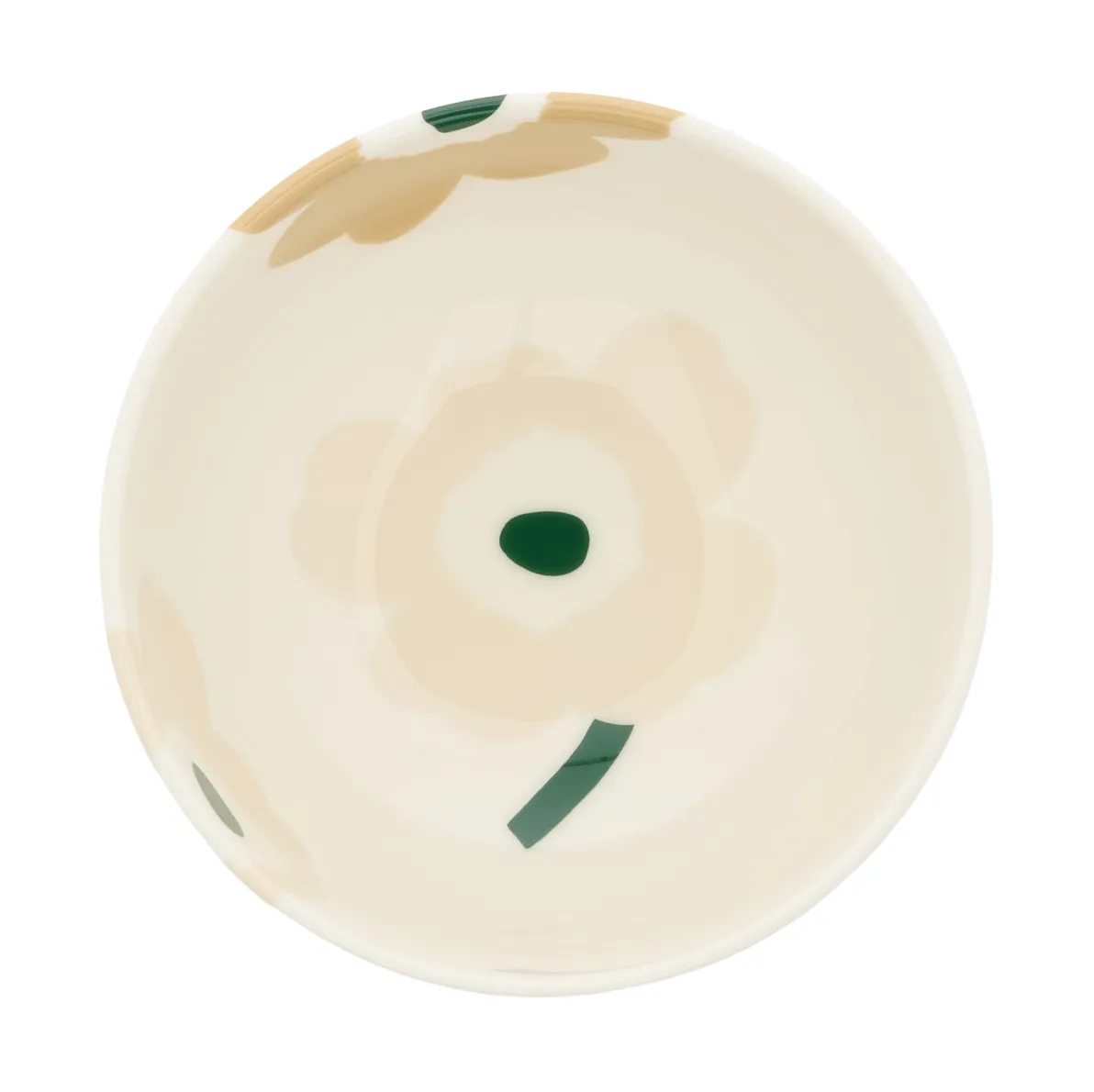 Unikko bolle 3 dl, Beige-white-light sand-dark green Marimekko