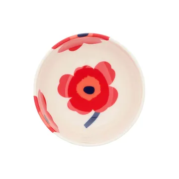Unikko bolle 3 dl - White-red-blue - Marimekko