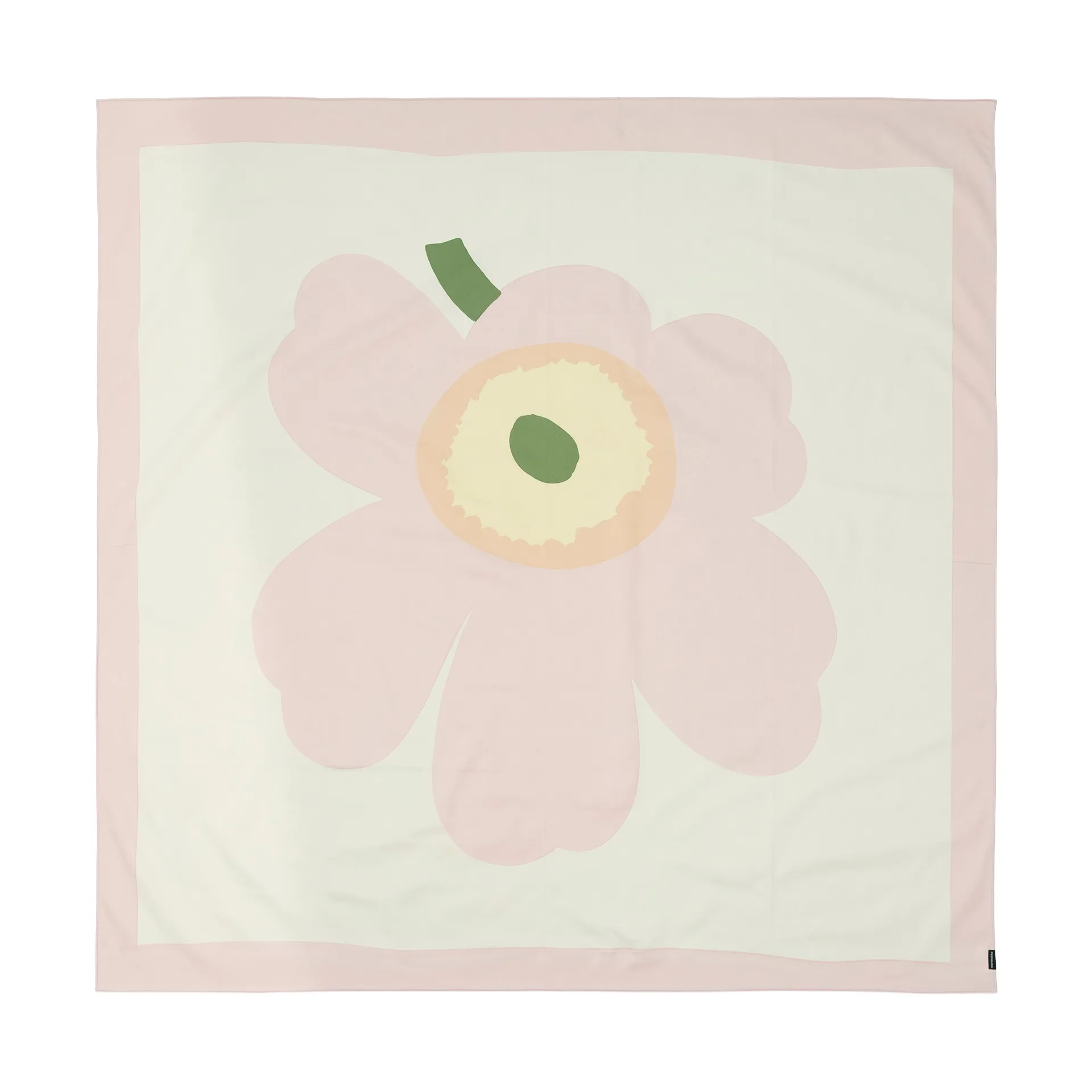 Unikko duk, Rosa, 140x140 cm Marimekko