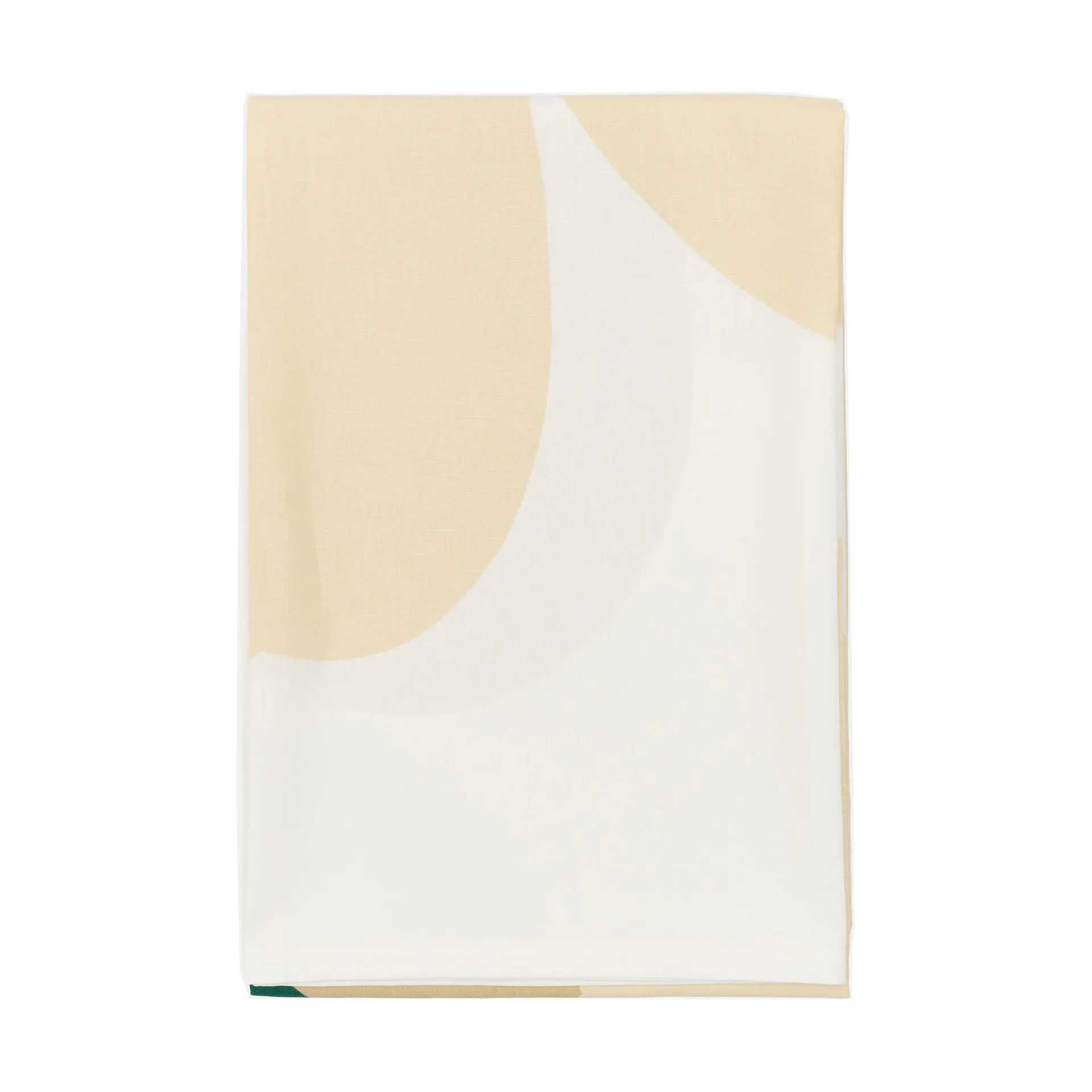 Unikko duk, White-hay-sand-emerald Marimekko