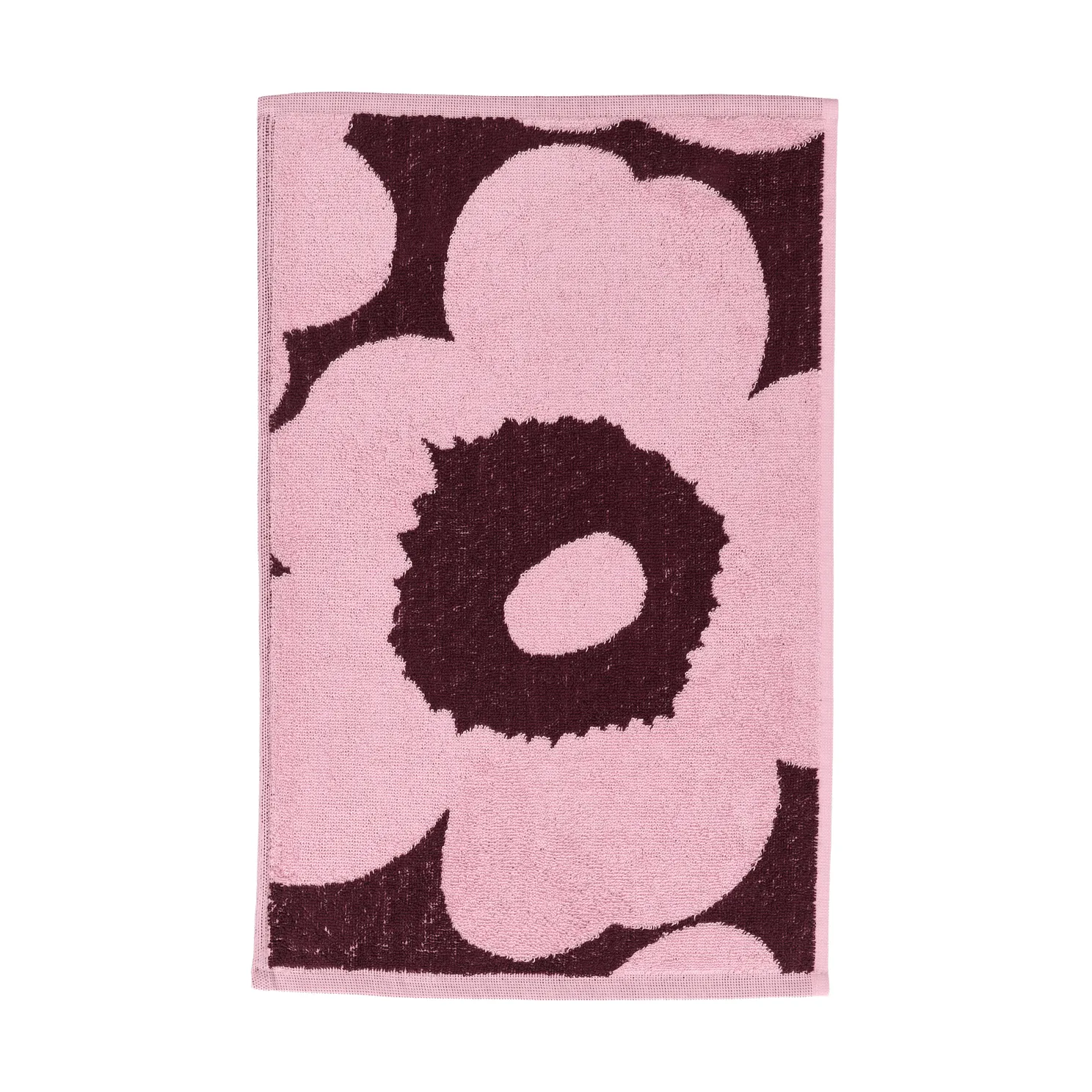 Unikko gjestehåndkle 30x50 cm, Plomme-rosa Marimekko
