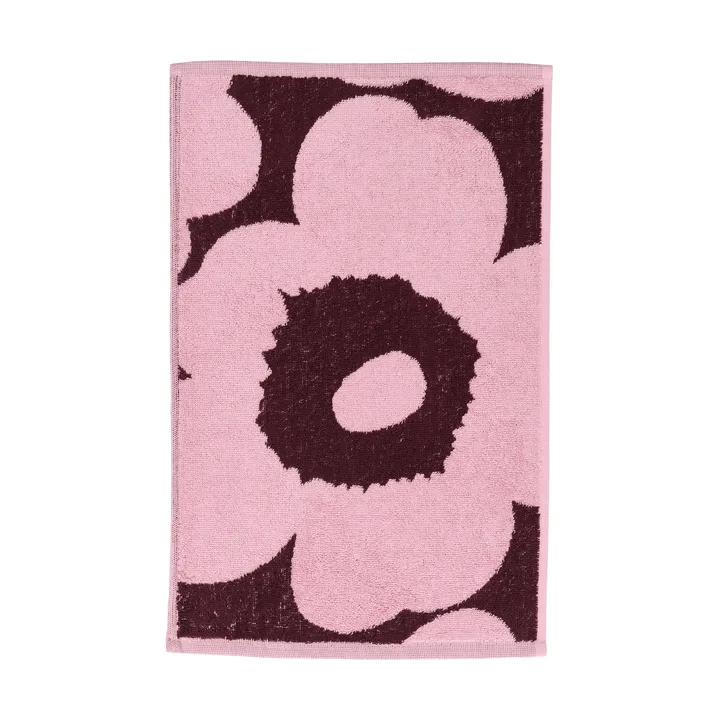 Unikko gjestehåndkle 30x50 cm - Plomme-rosa - Marimekko