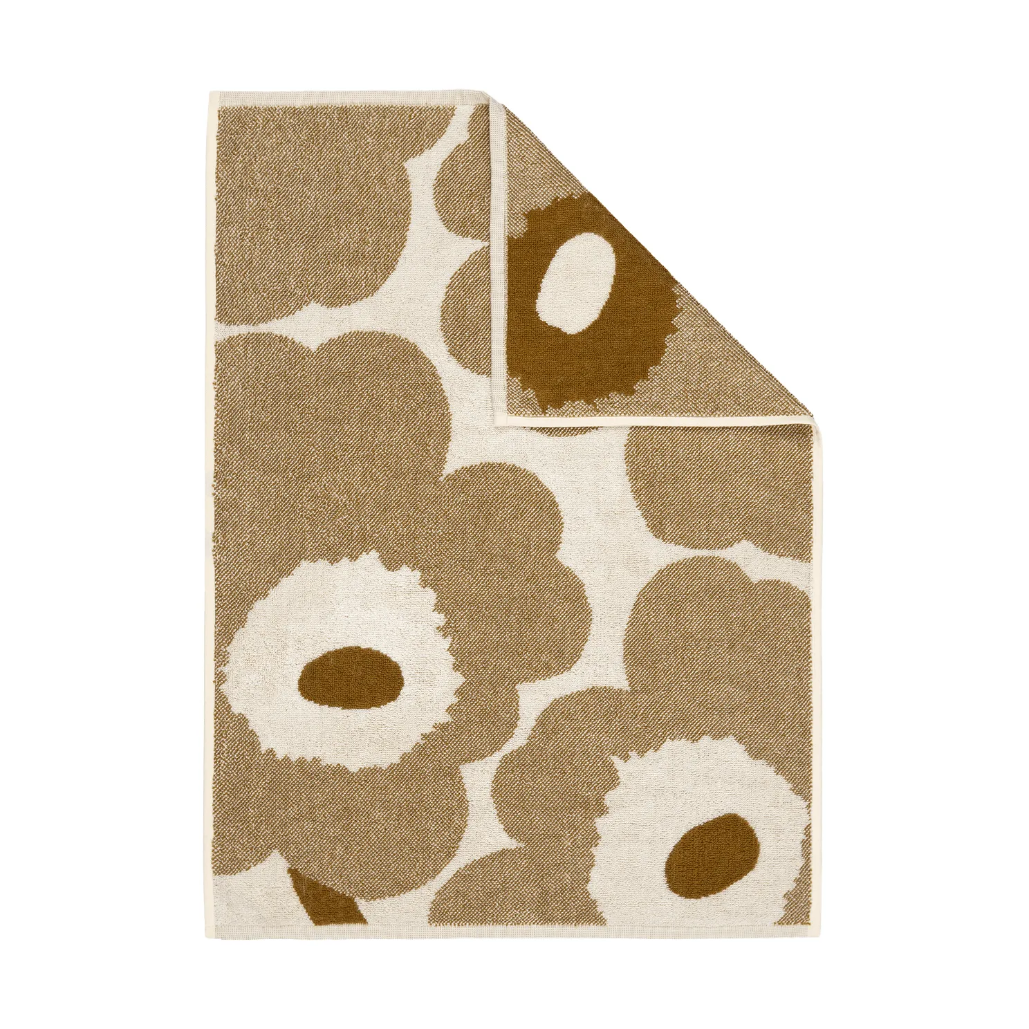 Unikko håndkle 50x70 cm, Off white-bronse Marimekko