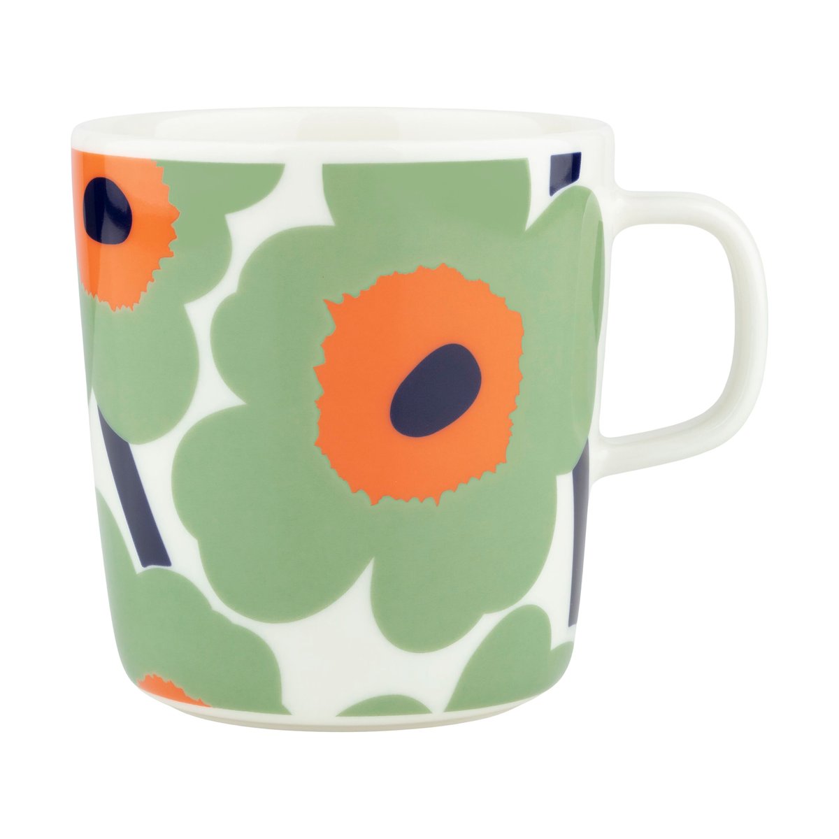 Marimekko Unikko kopp 40 cl White-sage-orange-dark blue