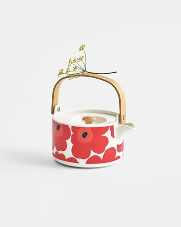 Unikko tekanne 0,7 l - Red-white - Marimekko