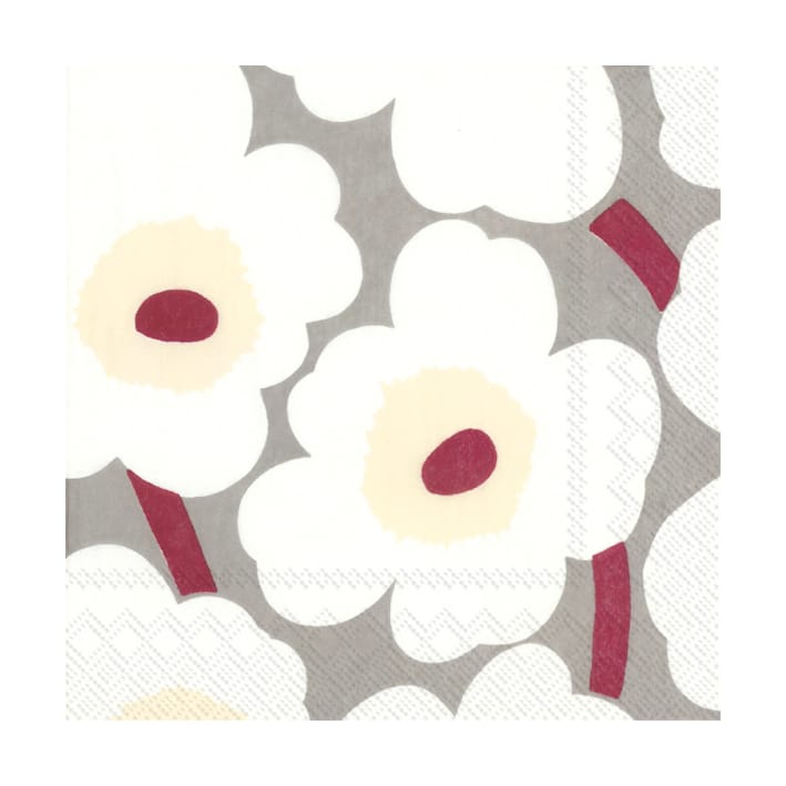 Unniko serviett 33x33 cm 20-pk - Cream - Marimekko