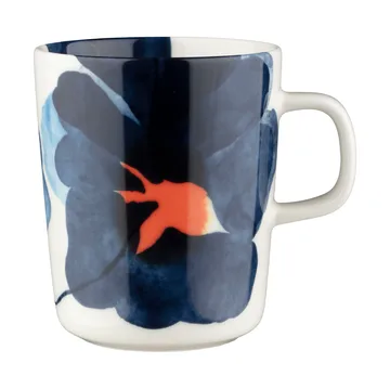 Valssi kopp 25 cl - White-blue-orange - Marimekko