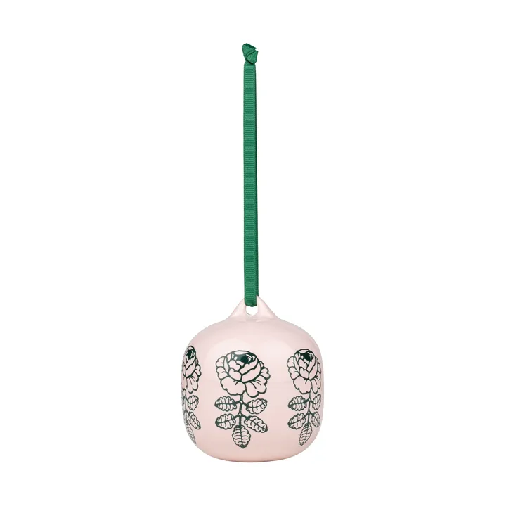 Vihkiruusu juletrekule - Rosa, 7x7 cm - Marimekko