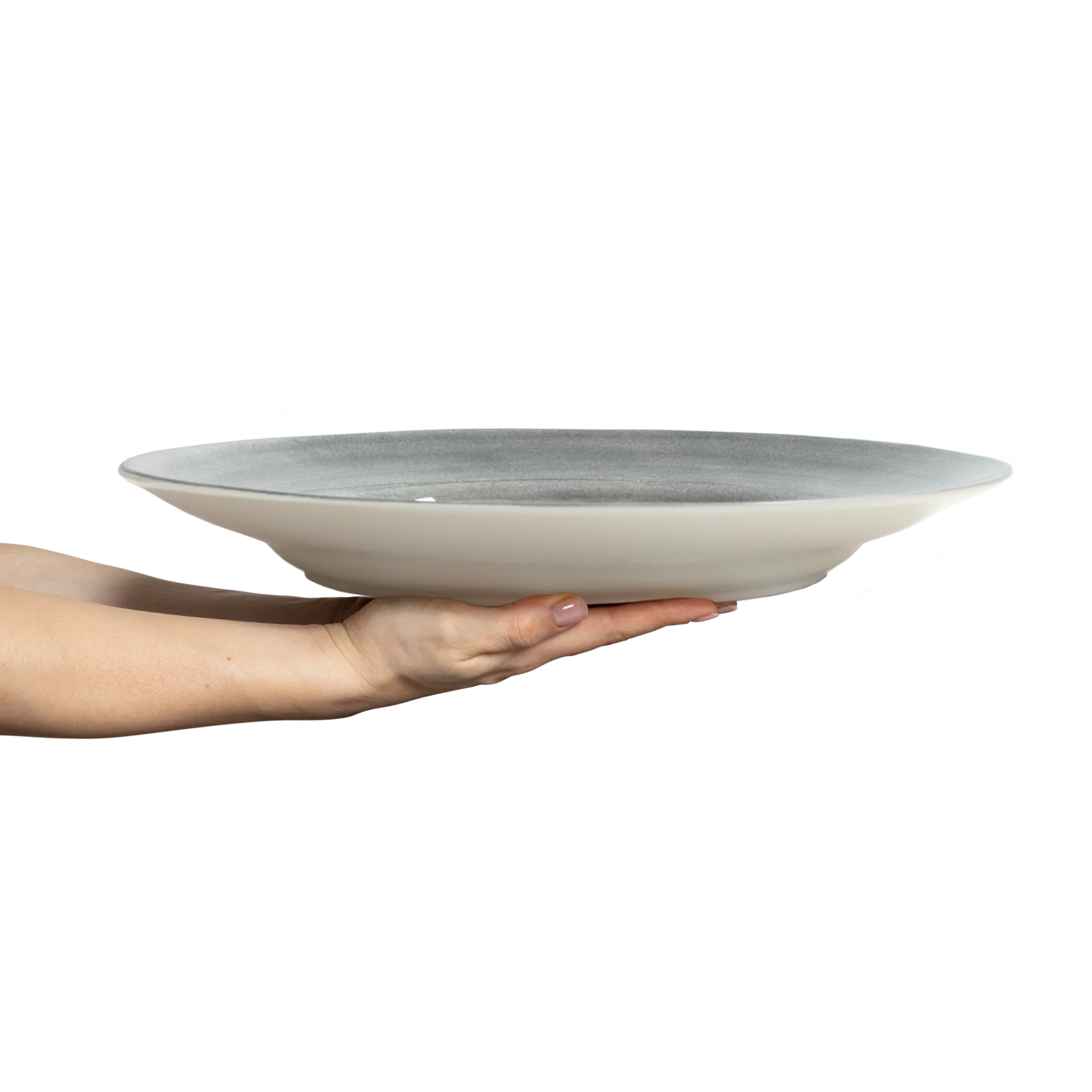 Basic serveringsfat Ø41 cm, Grå Mateus