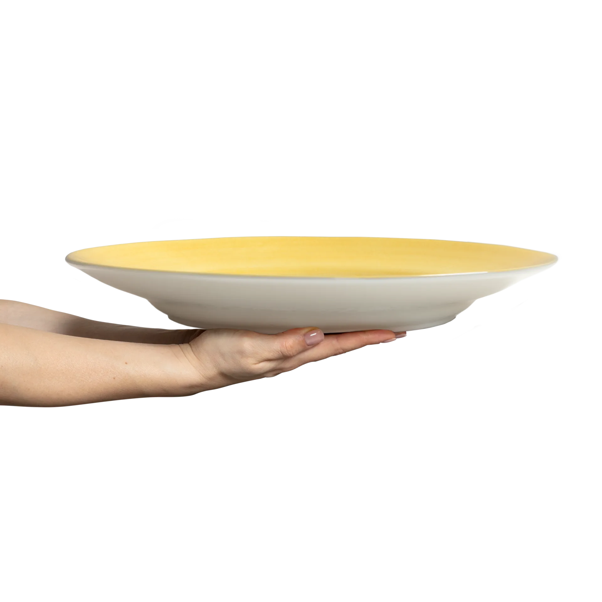 Basic serveringsfat Ø41 cm, Gul Mateus