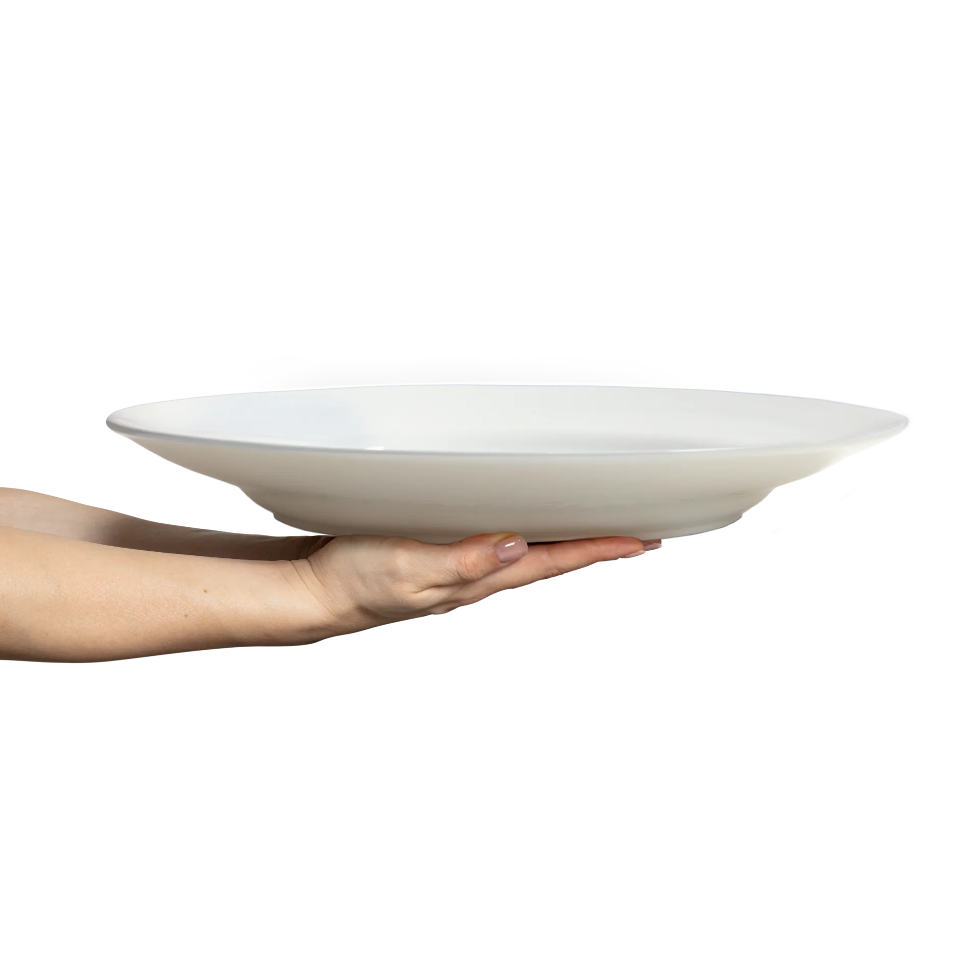 Basic serveringsfat Ø41 cm, Hvit Mateus