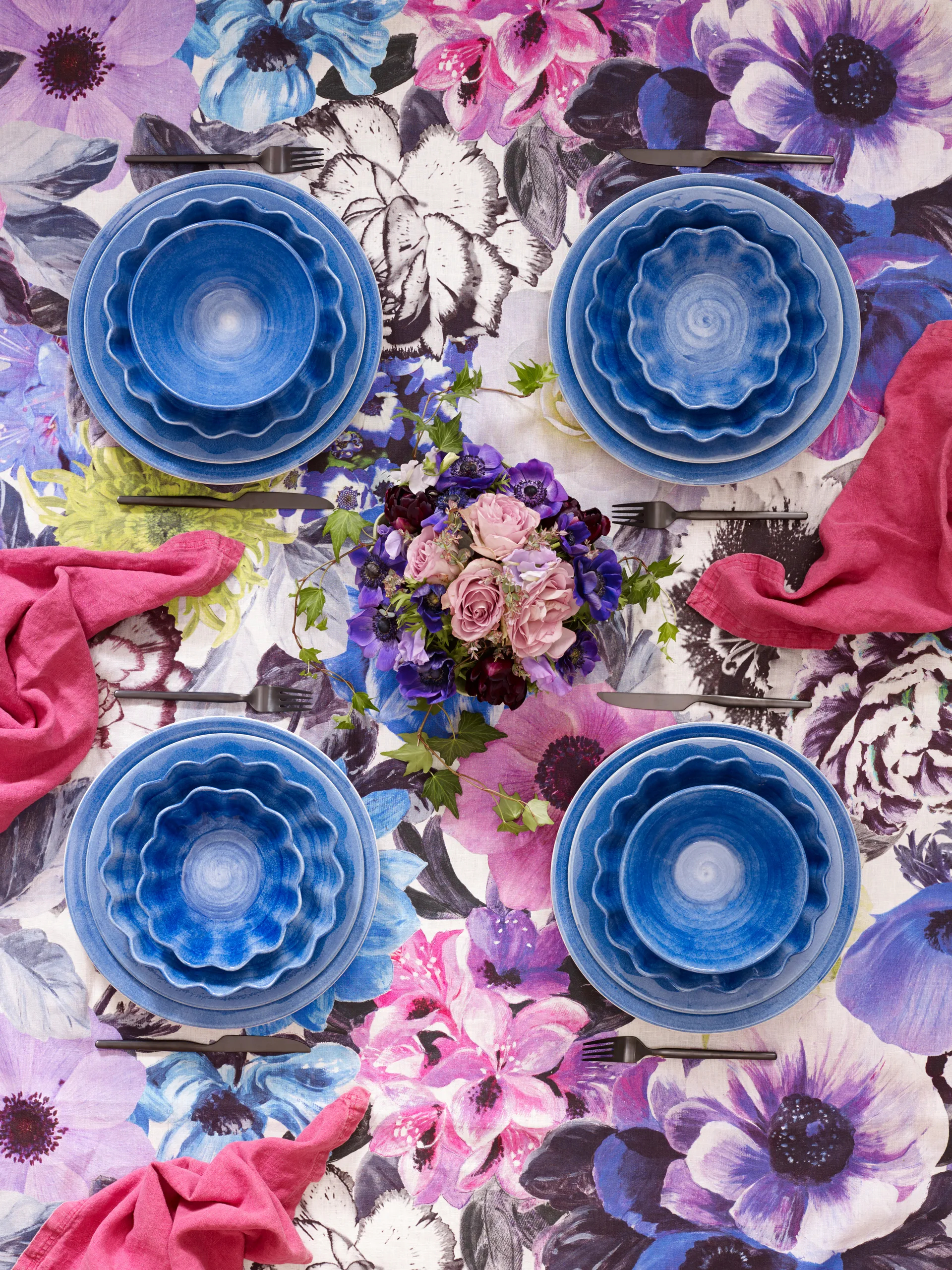 Basic skål 70 cl, Lyseblå Mateus