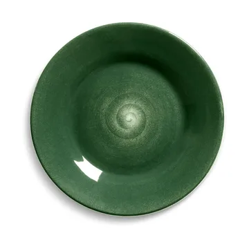Basic tallerken 21 cm - Forest green - Mateus