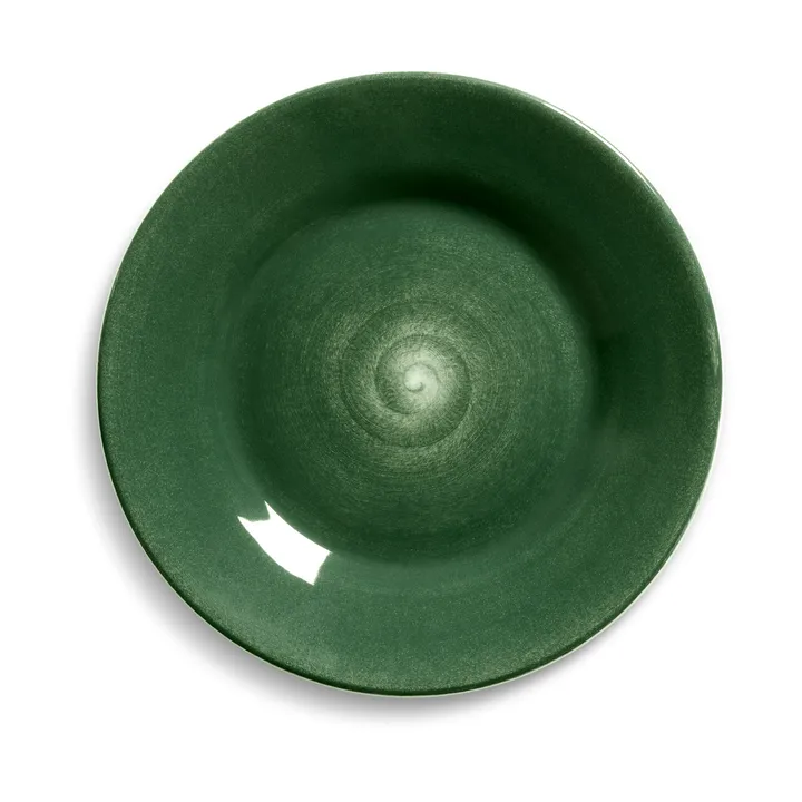 Basic tallerken 21 cm - Forest green - Mateus
