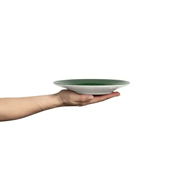Basic tallerken 21 cm - Forest green - Mateus