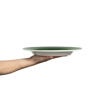 Basic tallerken 28 cm - Forest green - Mateus