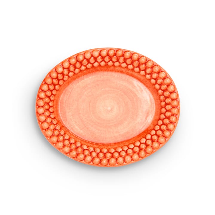 Bubbles oval tallerken 20 cm - Oransje - Mateus