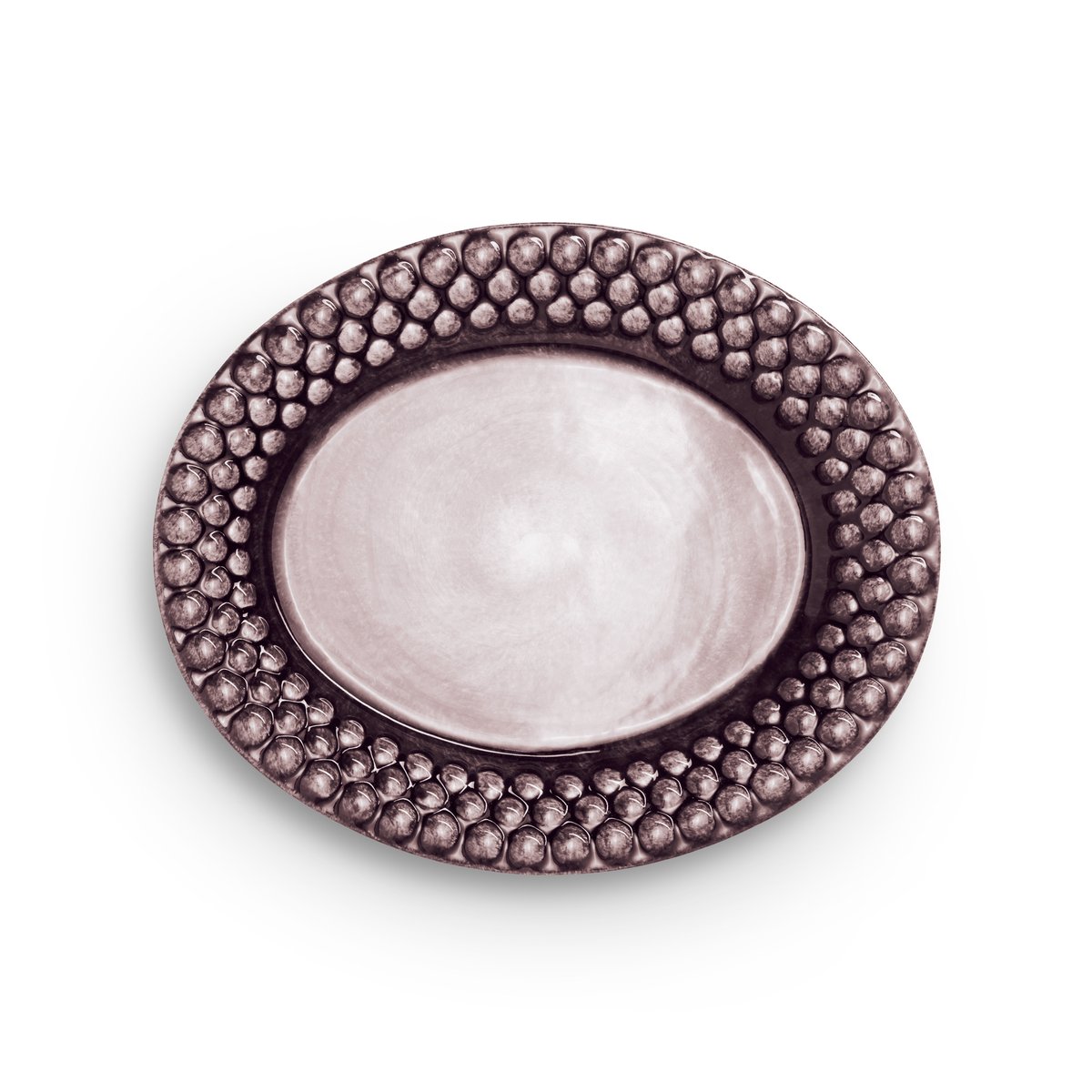 Mateus Bubbles oval tallerken 20 cm Plomme