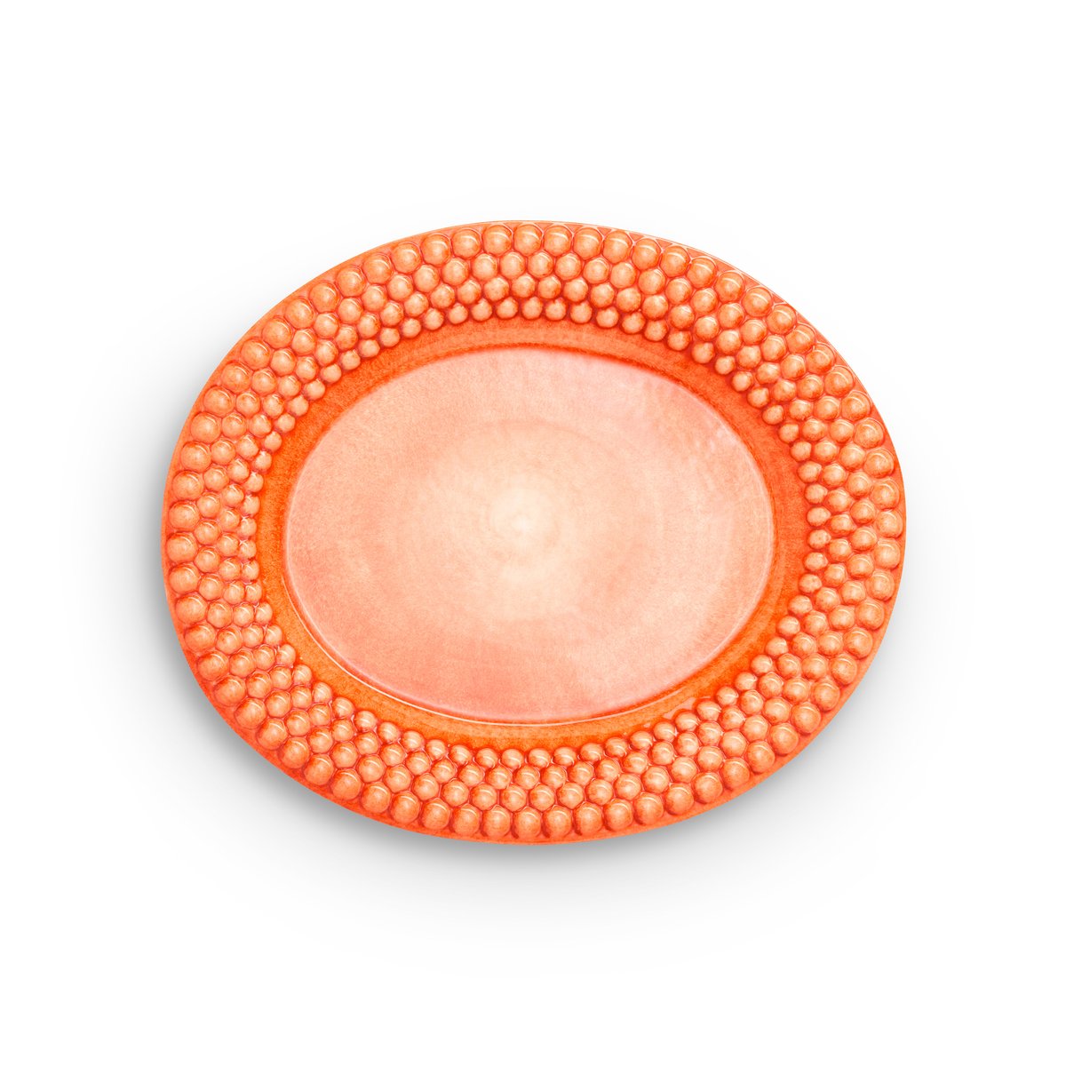 Mateus Bubbles ovalt fat 35 cm Oransje