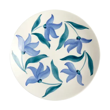 Flowers blossom asjett Ø20 cm - Hvit - Mateus