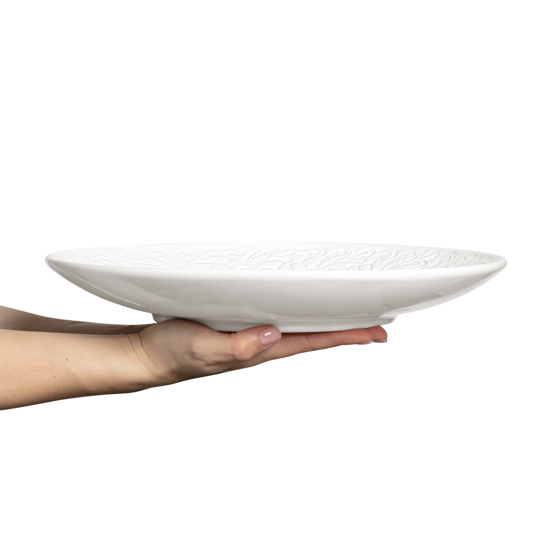 Lace fat 34 cm, Hvit Mateus