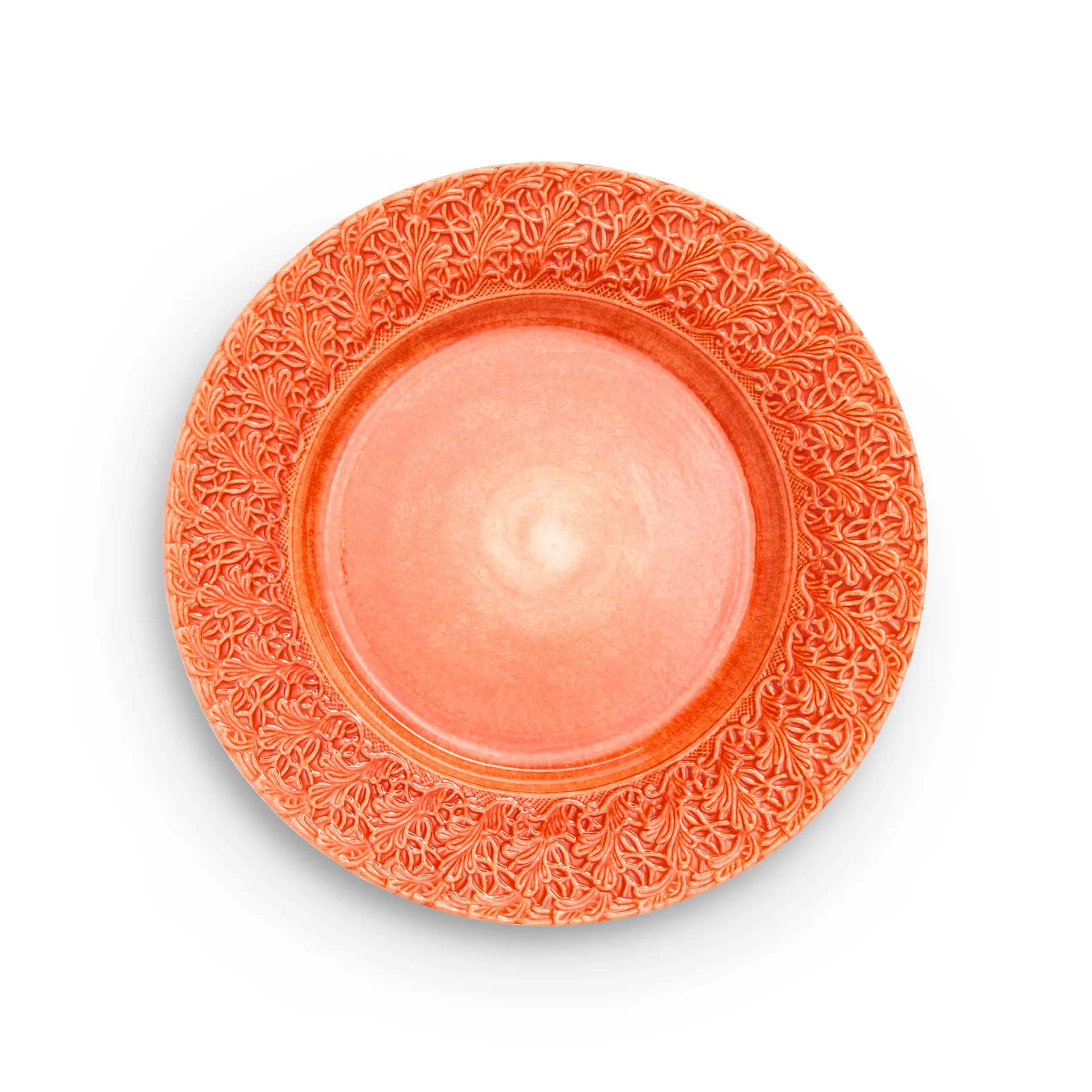 Lace tallerken 32 cm, Oransje Mateus