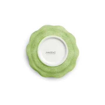 Oyster bolle Ø13 cm - Grønn - Mateus