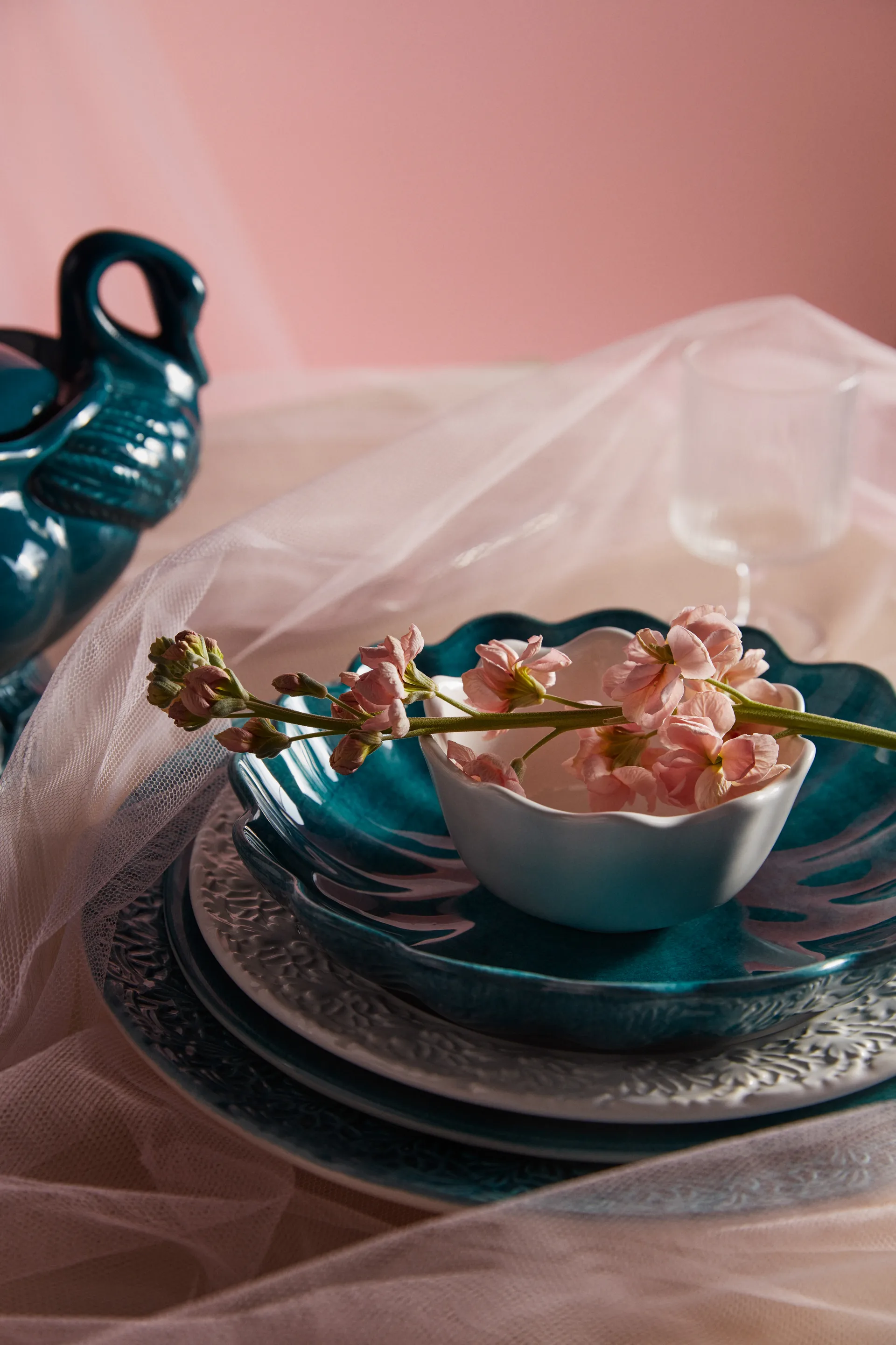 Oyster bolle Ø13 cm, Hvit Mateus