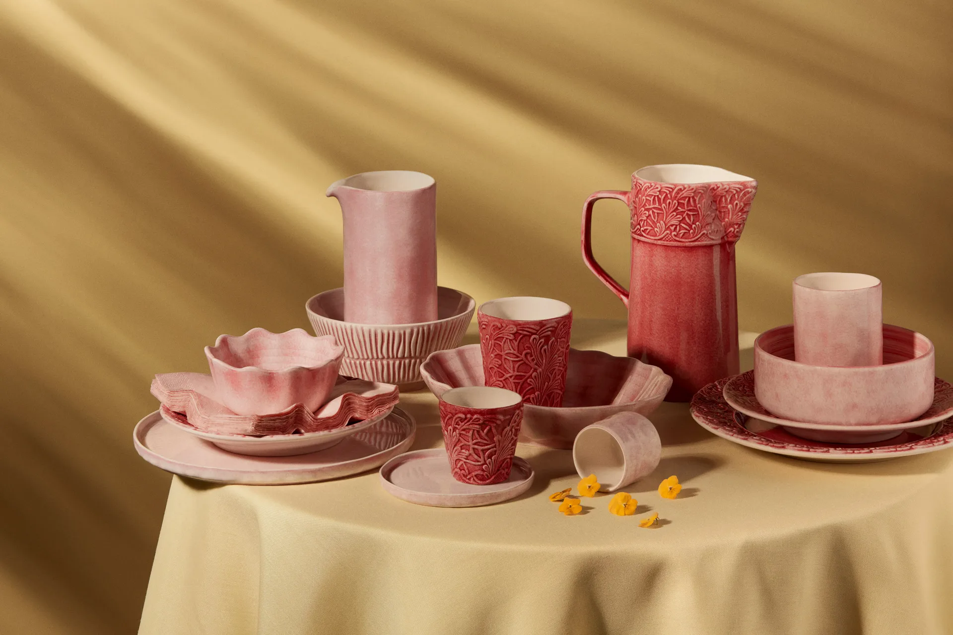 Oyster bolle Ø13 cm, Lyserosa Mateus