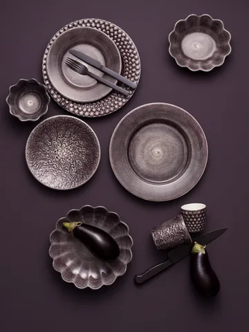 Oyster bolle Ø13 cm - Plommon - Mateus