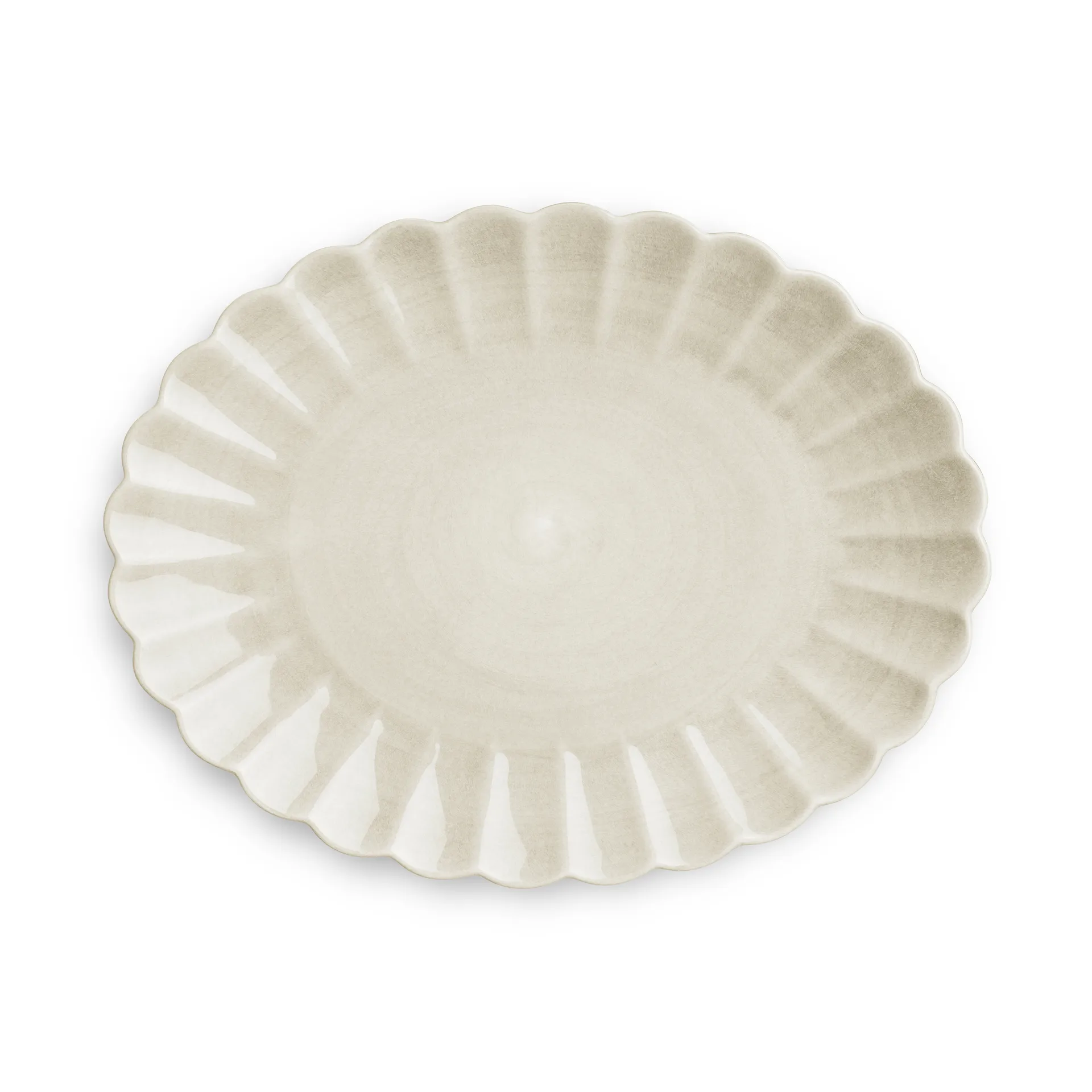 Oyster fat 30 x 35 cm, Sand Mateus