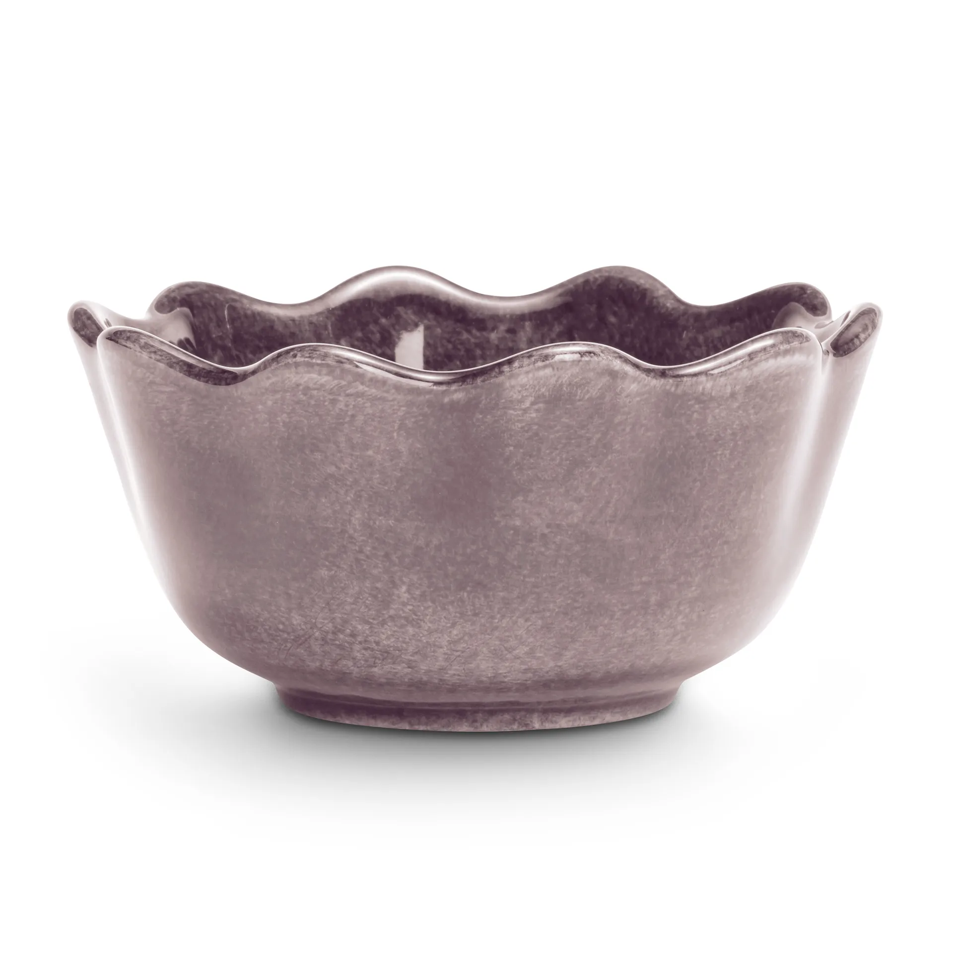 Oyster skål Ø13 cm, Plommon Mateus