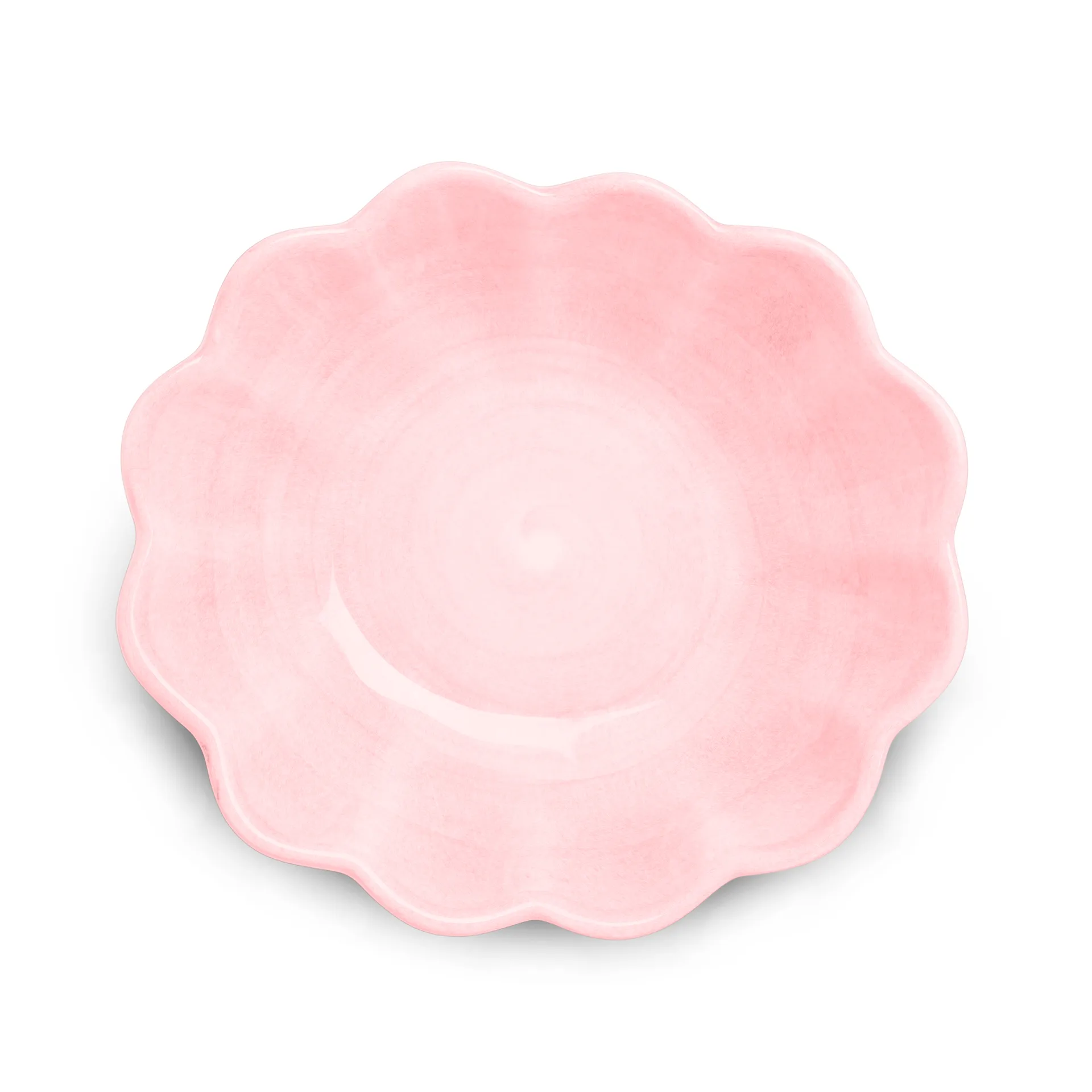 Oyster skål 16x18 cm, Lyserosa Mateus