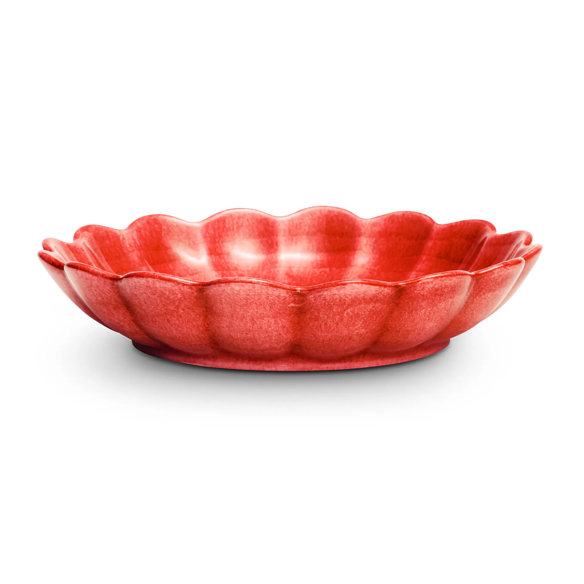 Oyster skål Ø24 cm, Rød Mateus
