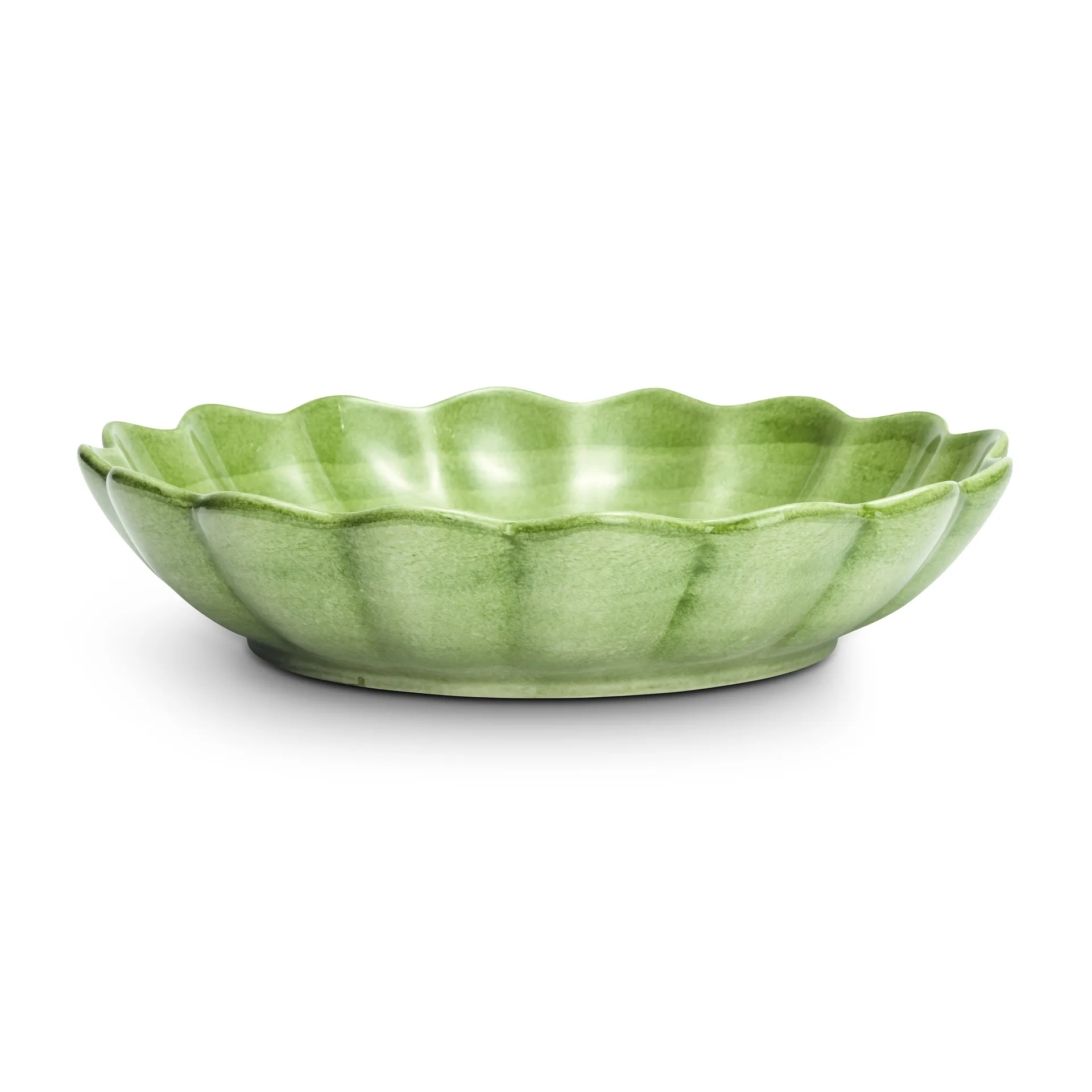 Oyster skål Ø31 cm, Grønn Mateus