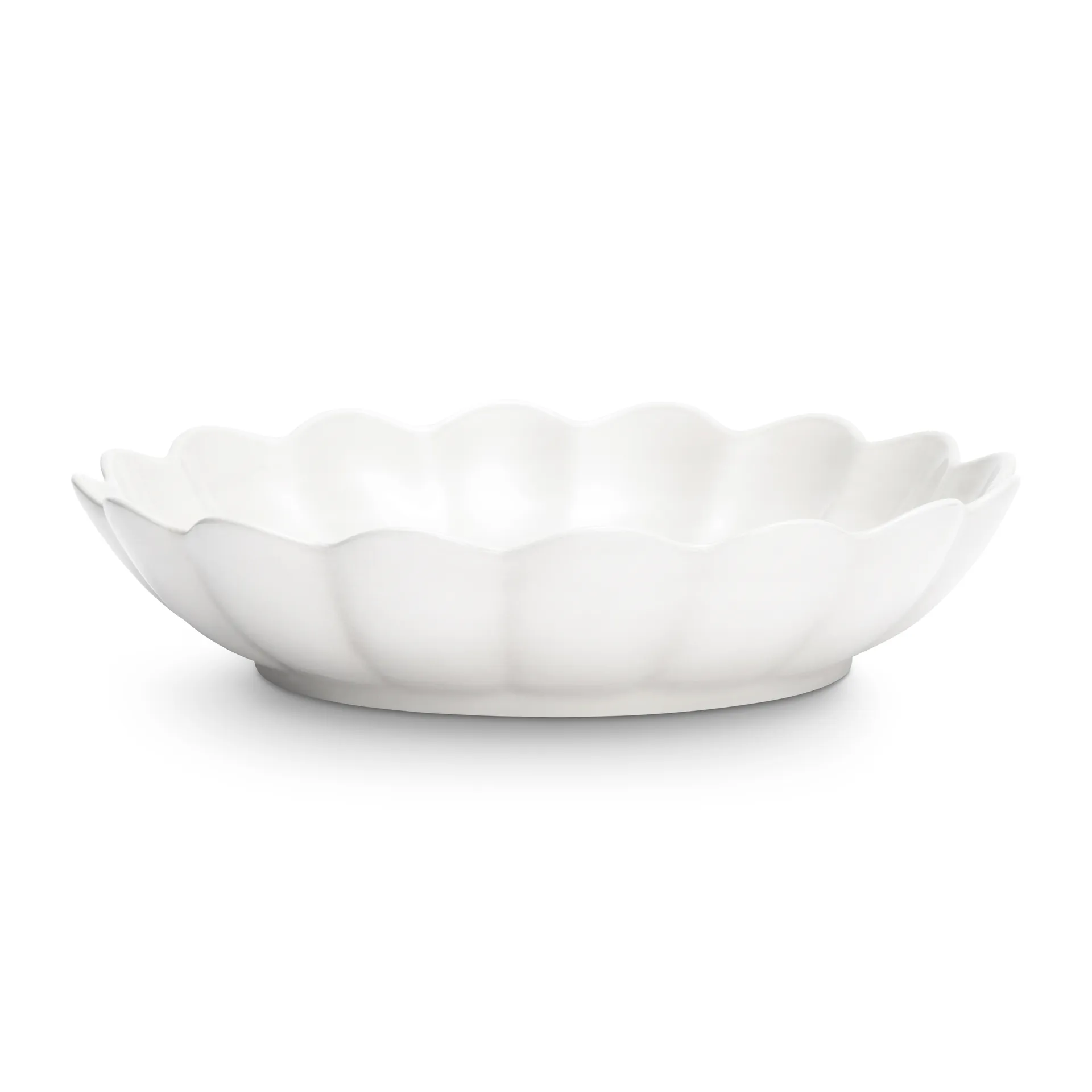 Oyster skål Ø31 cm, Hvit Mateus