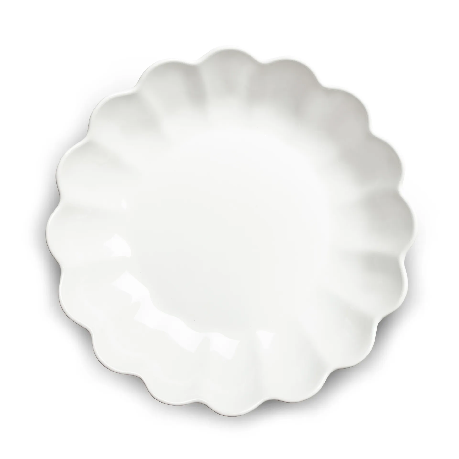 Oyster skål Ø31 cm, Hvit Mateus