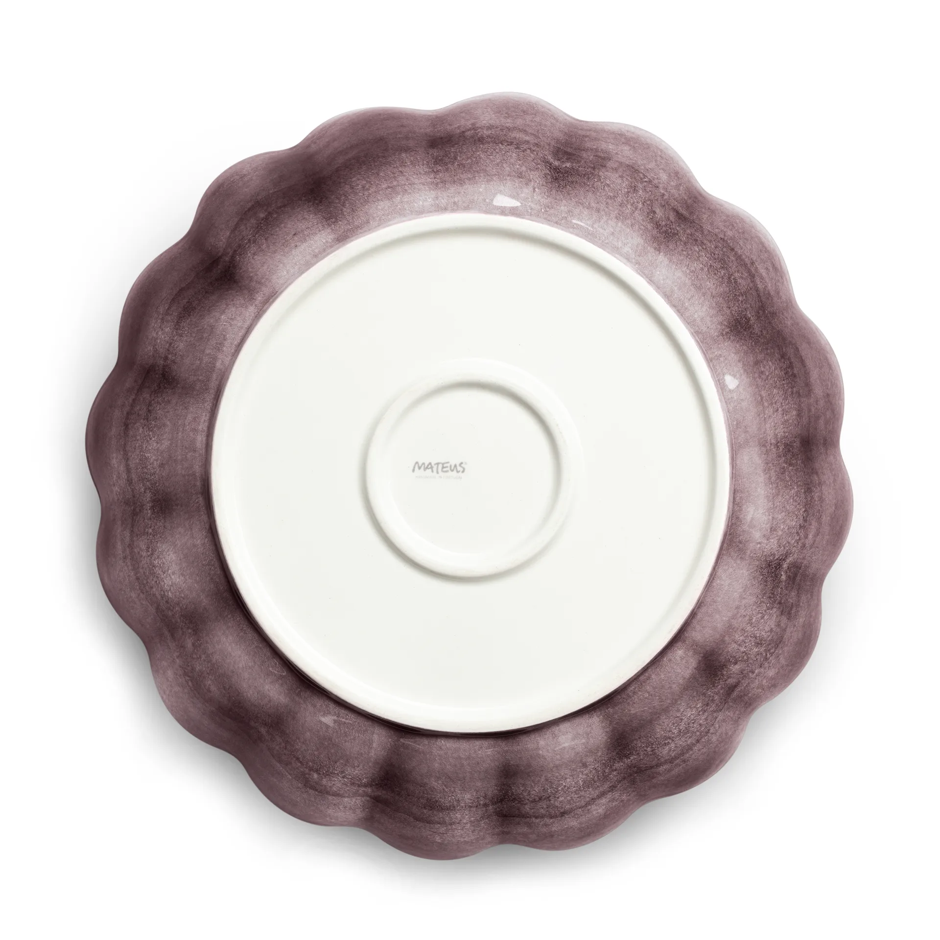 Oyster skål Ø31 cm, Plommon Mateus