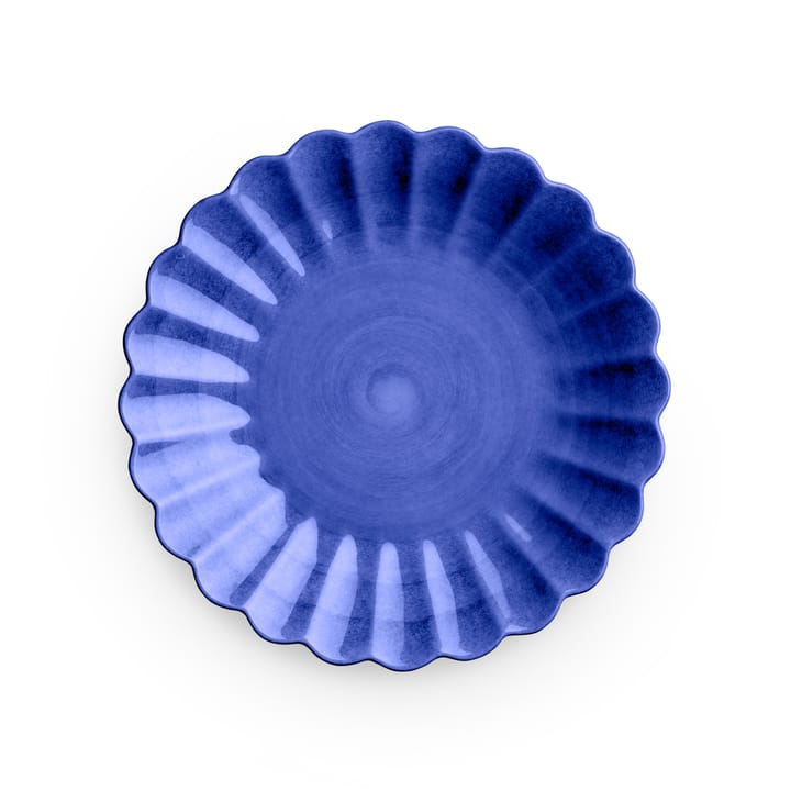 Oyster tallerken 20 cm, Blå Mateus