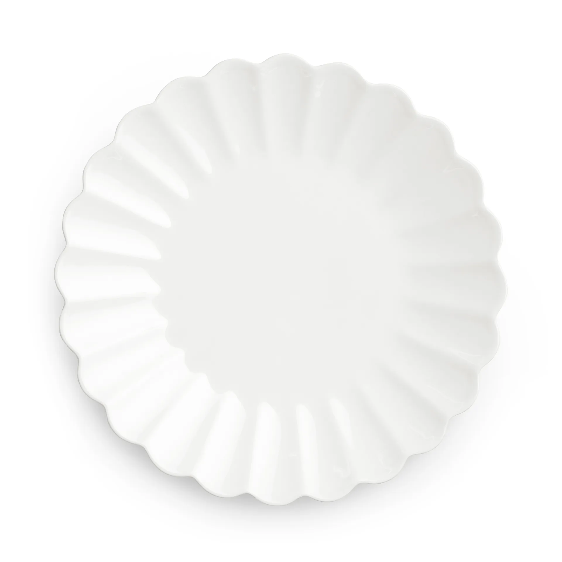 Oyster tallerken 20 cm, Hvit Mateus