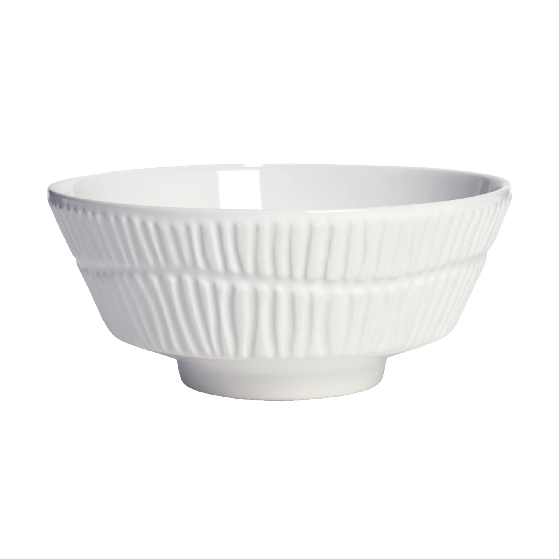 Stripes skål Ø15 cm, Hvit Mateus