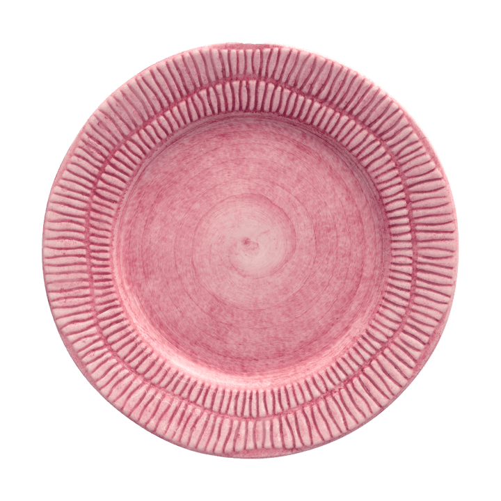 Stripes tallerken Ø21 cm, Rosa Mateus