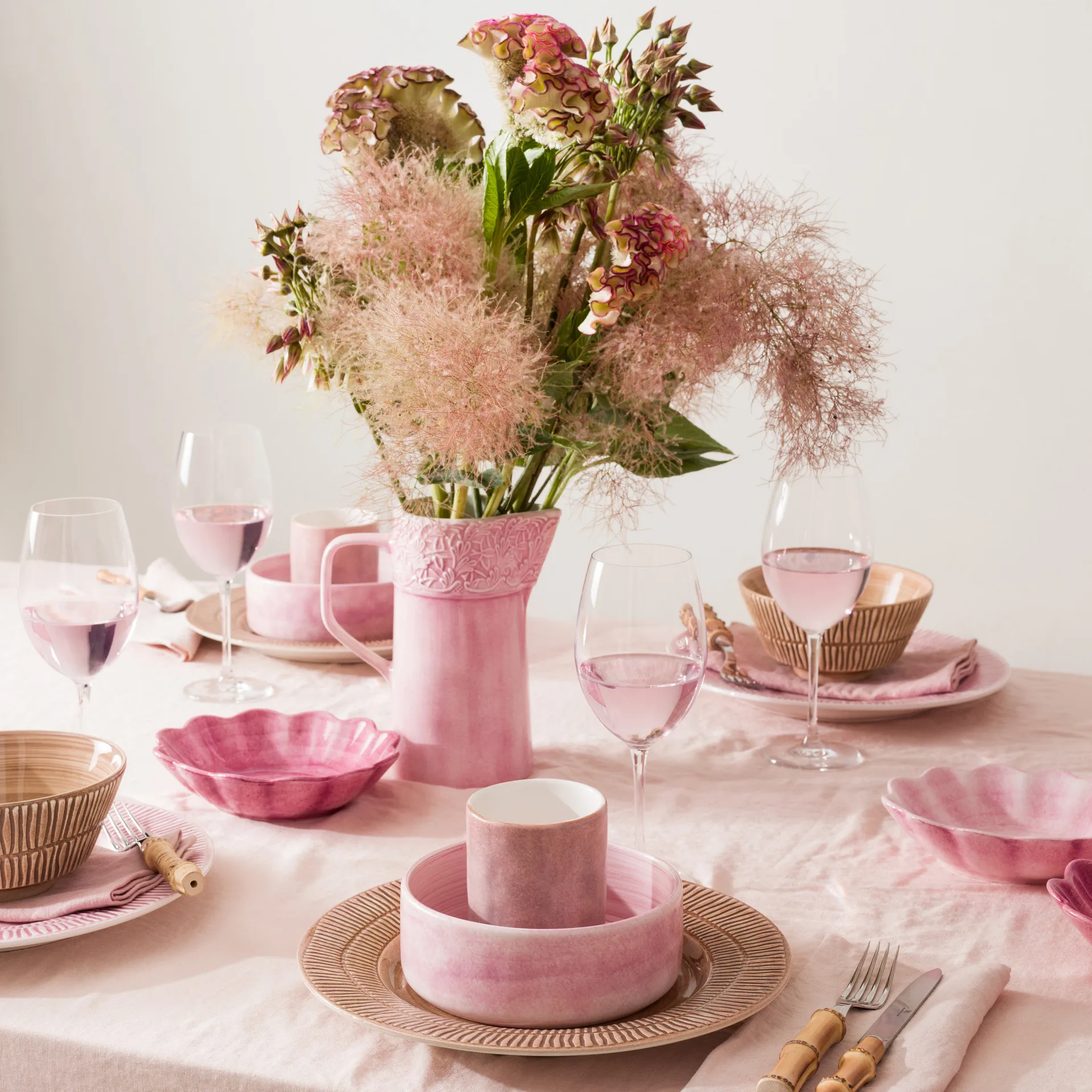 Stripes tallerken Ø28 cm, Cinnamon Mateus