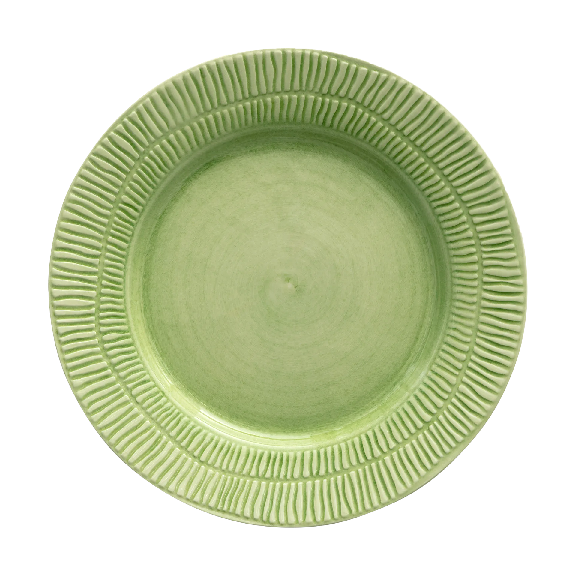 Stripes tallerken Ø28 cm, Grønn Mateus