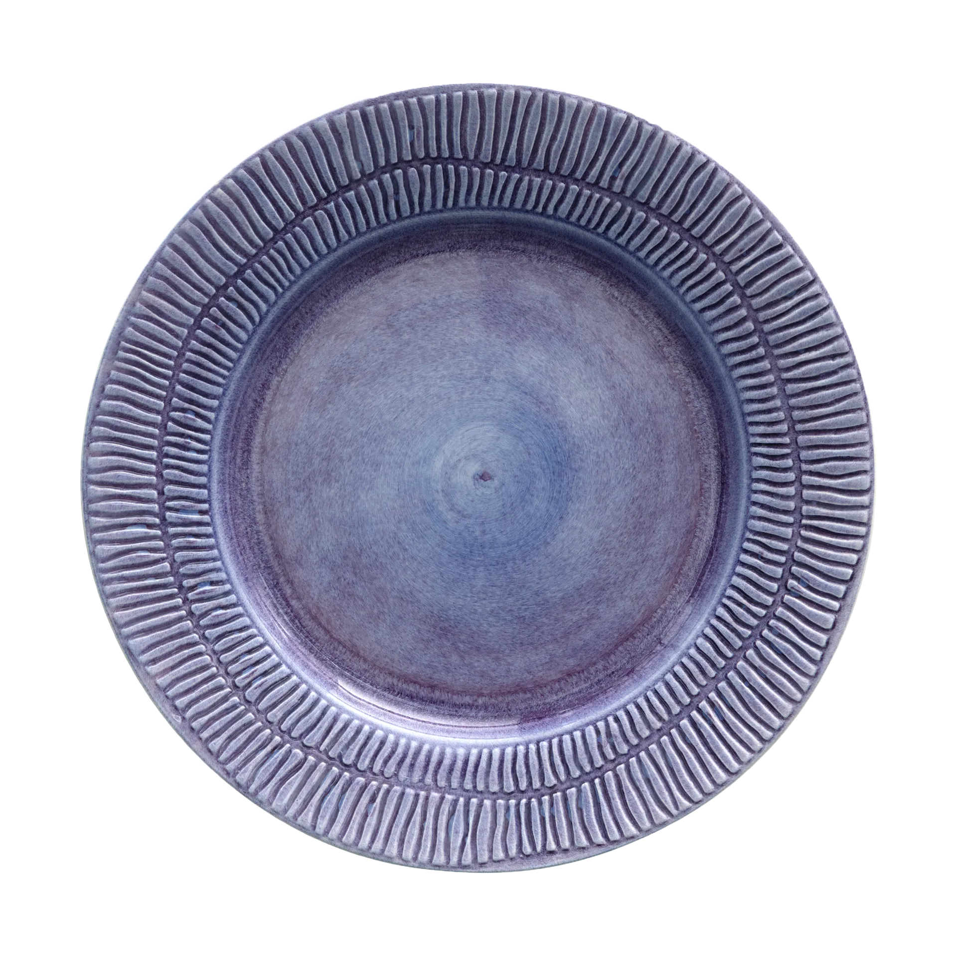 Stripes tallerken Ø28 cm, Lilla Mateus